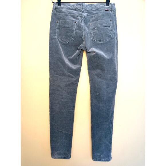 Patagonia Womens Fitted Corduroy Pants Organic Cotton Gray Blue Size 27 - Picture 6 of 9
